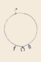 Silver lucky Horseshoe Charm