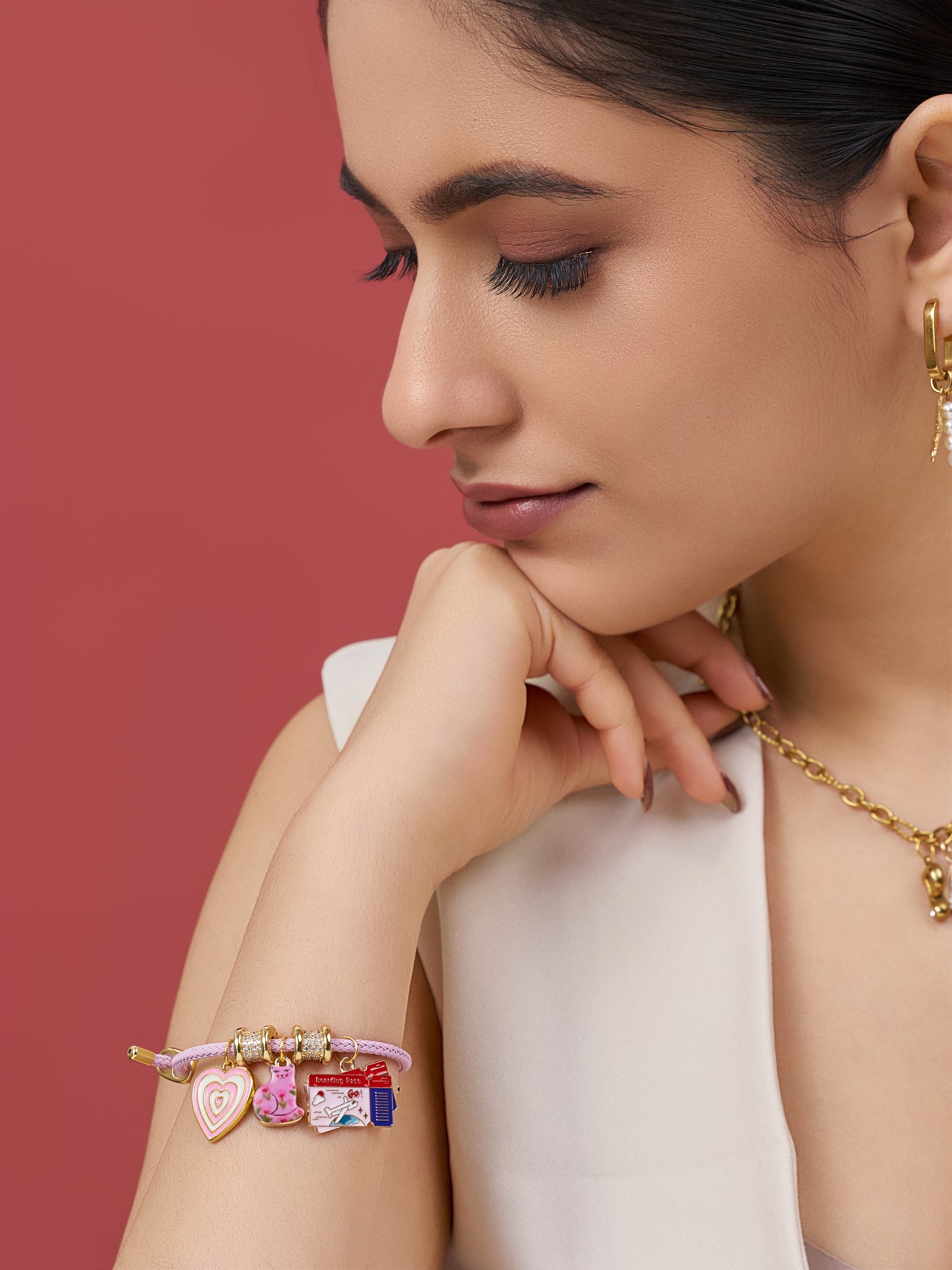 Cute & Carry On Charm Bracelet