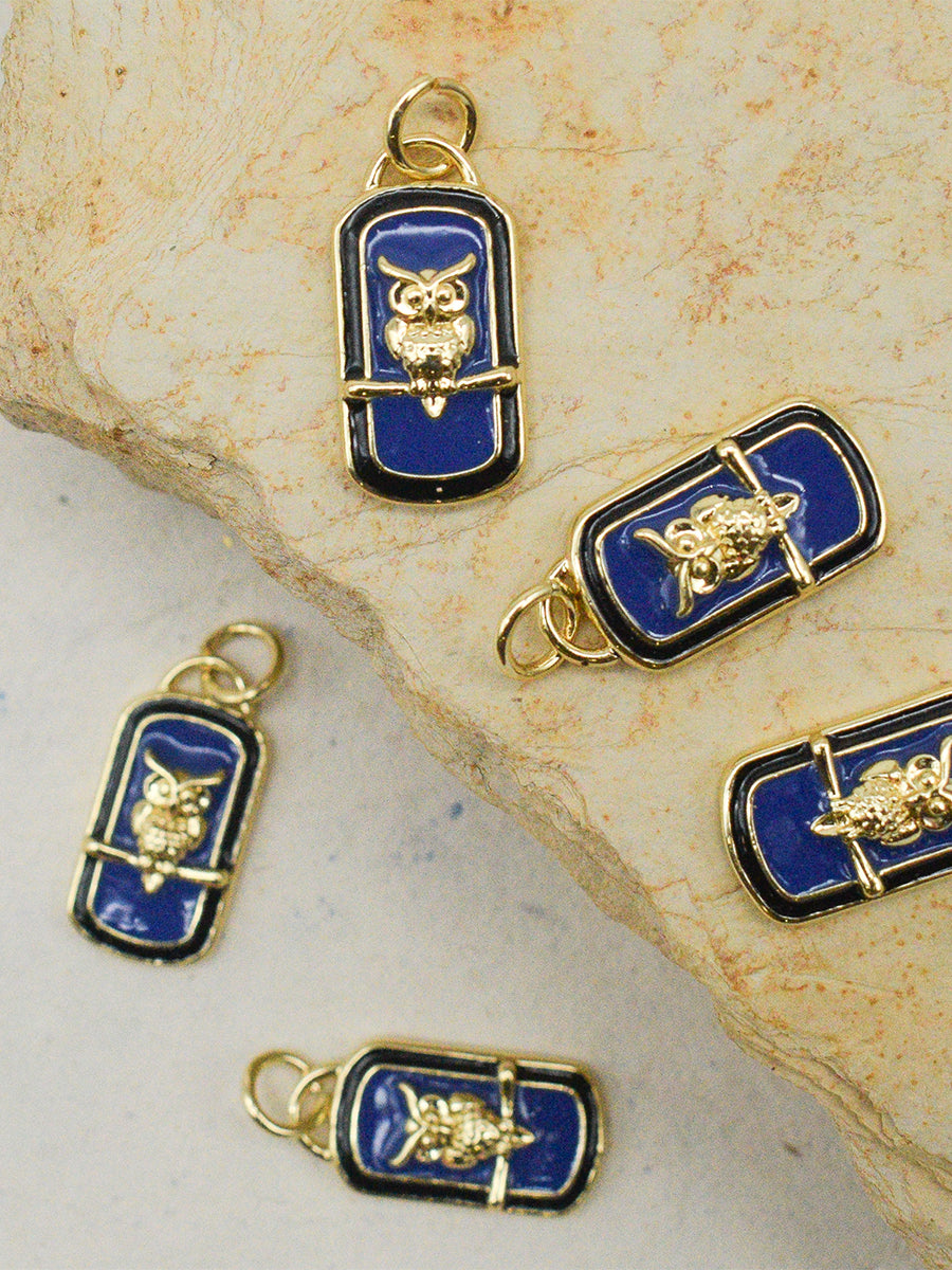Midnight Owl Charm