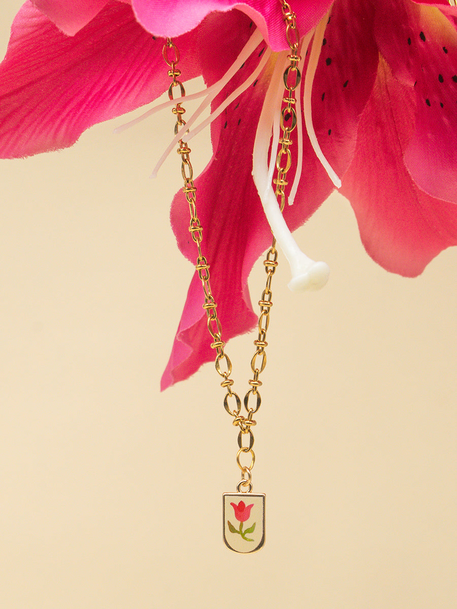 Scarlet Tulip Charm