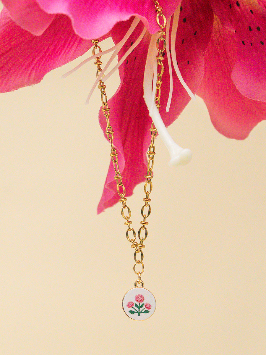 Rosette Bloom Charm