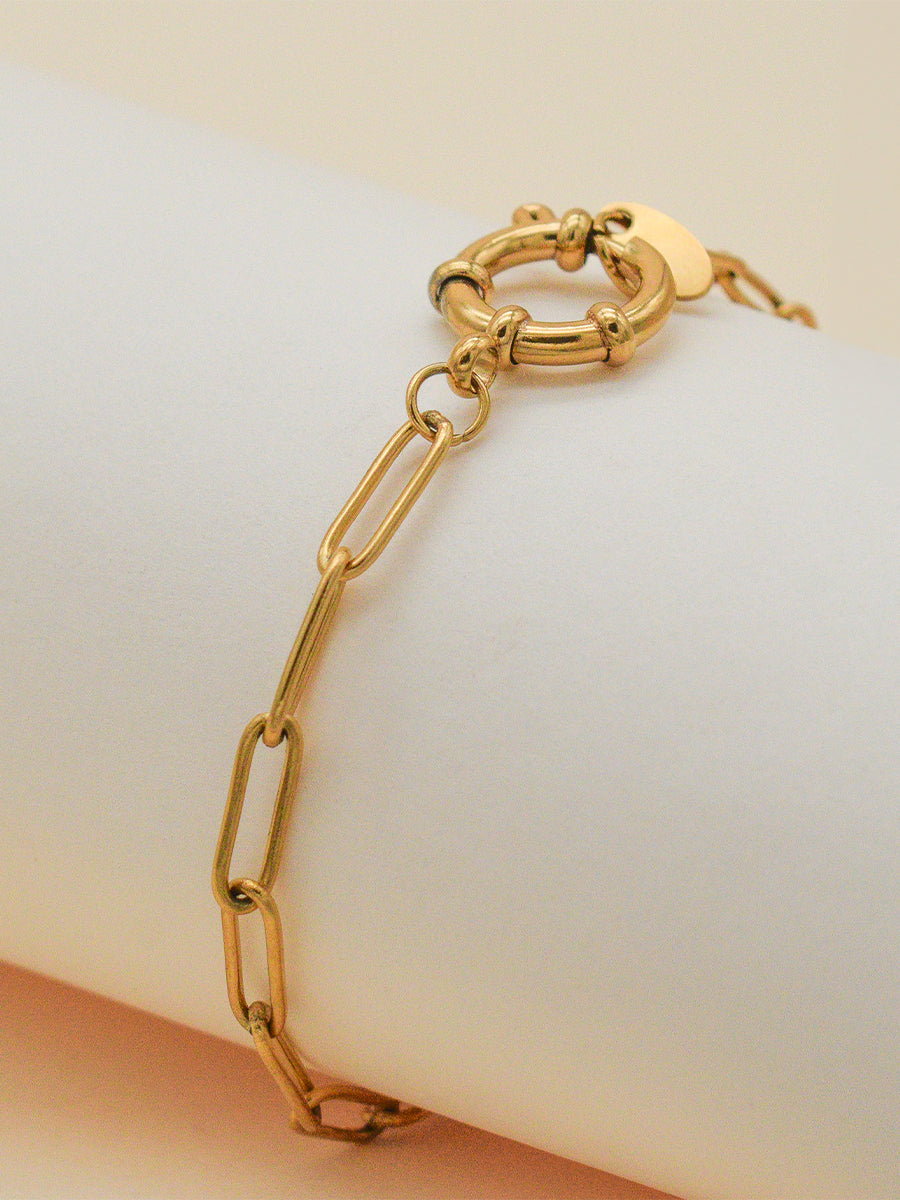 Golden Link Chain Bracelet