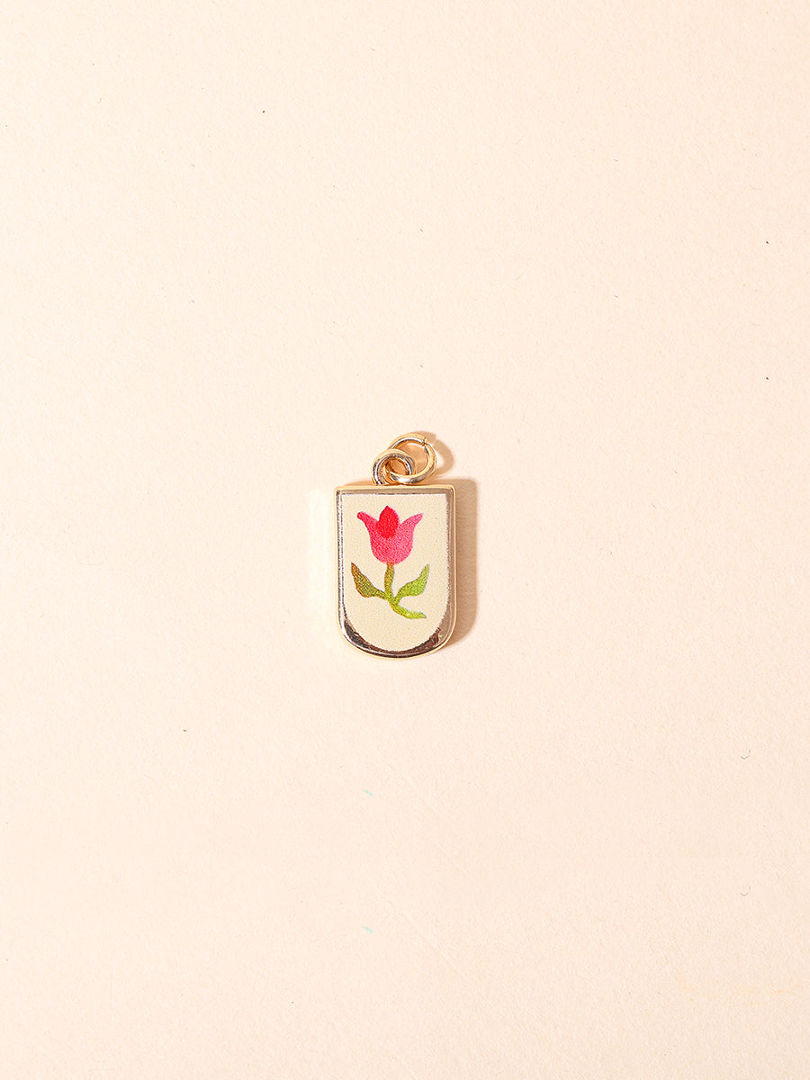 Scarlet Tulip Charm