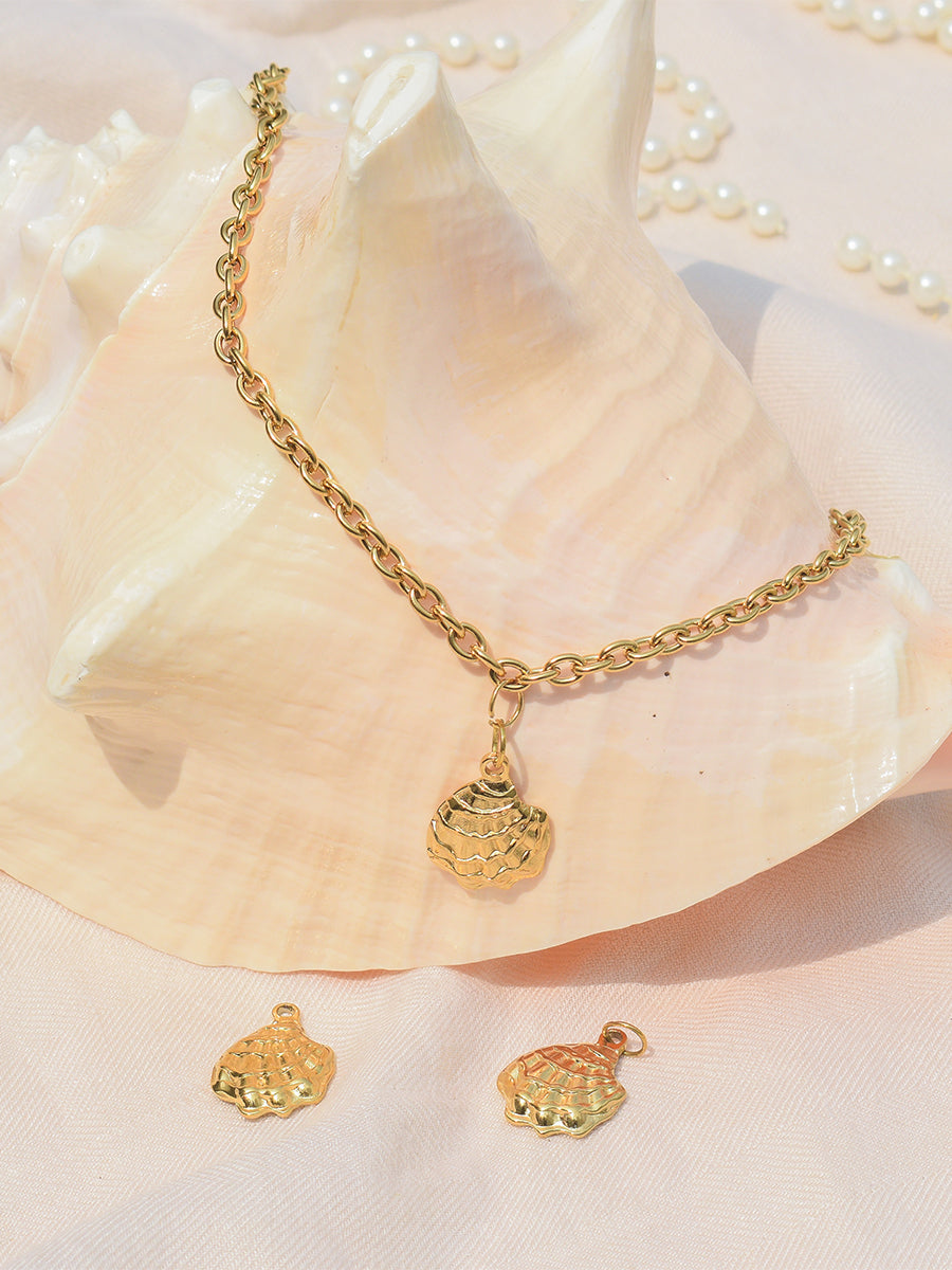 Golden Conch Charm