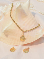 Golden Conch Charm