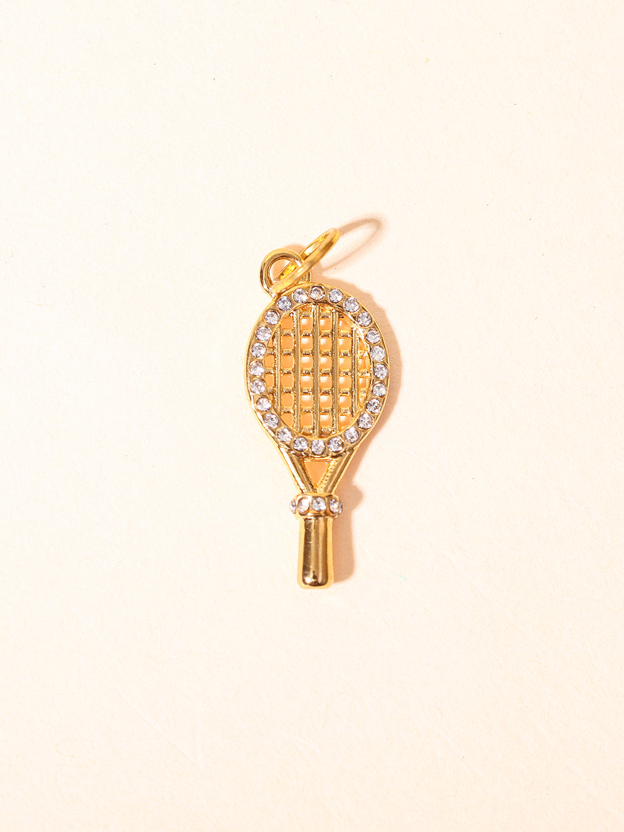 Tennis Sparkle Racket Charm