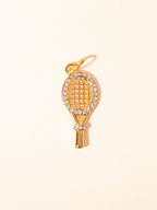 Tennis Sparkle Racket Charm