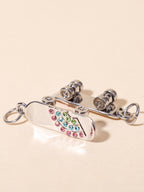 Rainbow Skateboard Charm