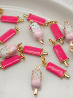 Pink Popsicle Charm