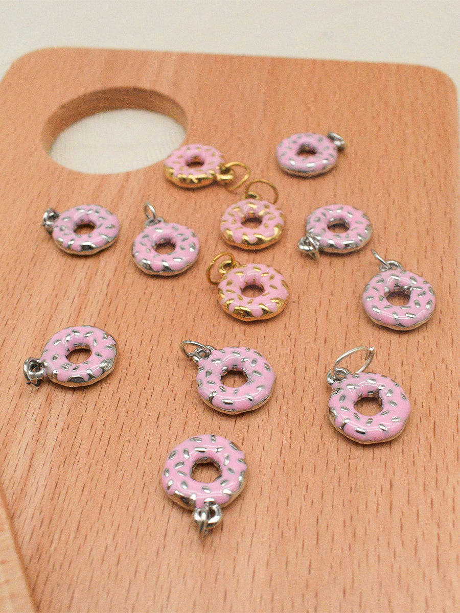 Pink Donut Charm