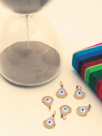 Blush Teardrop Eye Charm