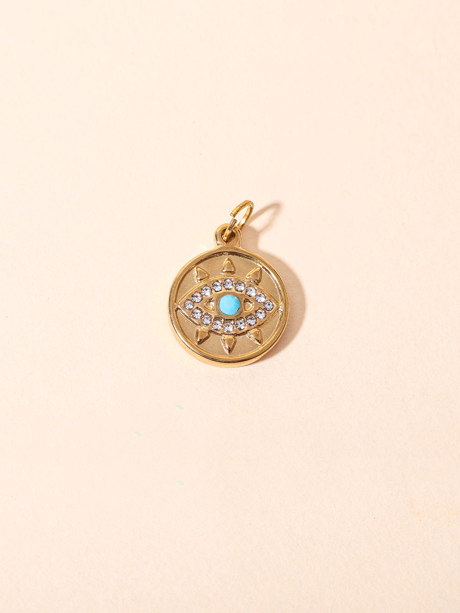 Turquoise Eye Charm
