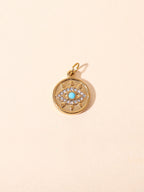 Turquoise Eye Charm