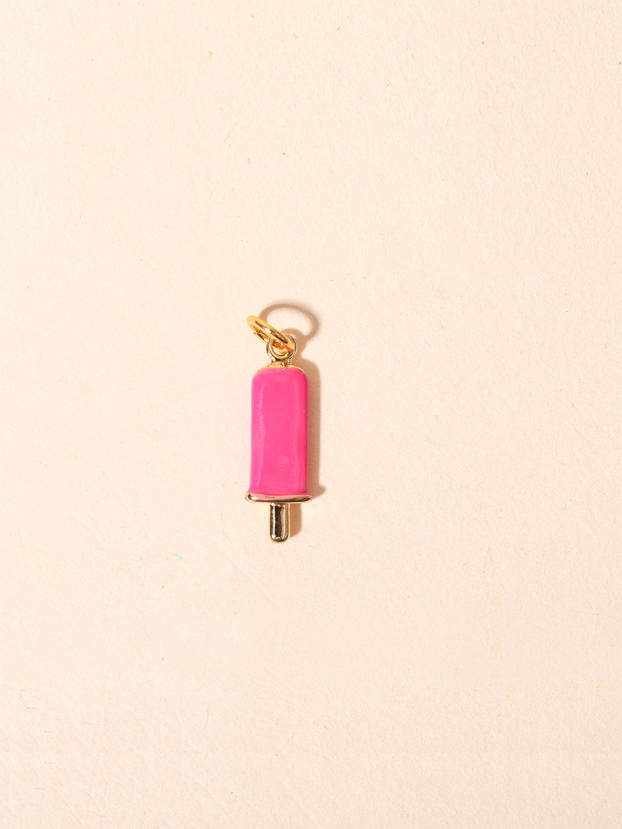Pink Popsicle Charm