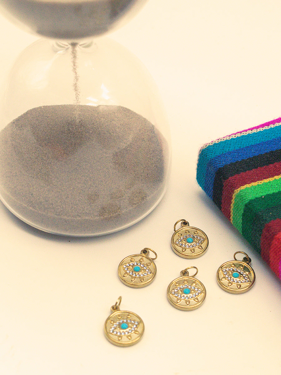 Turquoise Eye Charm